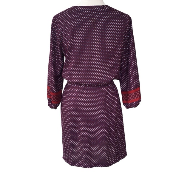 Ann Taylor Loft Long Sleeve Tie Waist Shift Dress Size Small Petites NEW - Picture 2 of 10